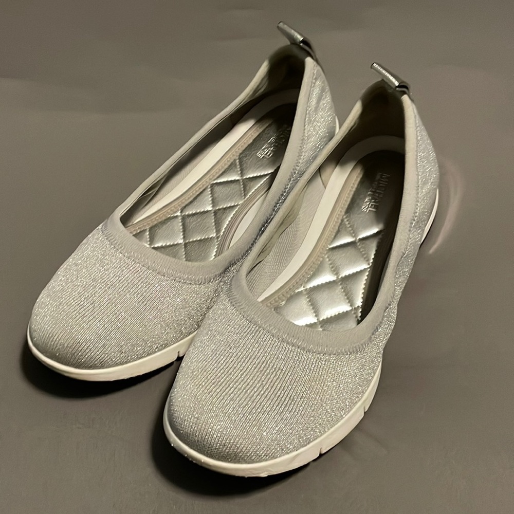 Michael Kors Upton Silver Slip on Shoes